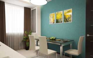 Оформление стены на кухне возле стола: способы и фото удачных идей