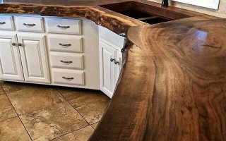 Деревянная столешница для кухни своими руками: пошаговая инструкция с фото