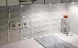 Рекомендации по укладке плитки «кабанчик» на фартук кухни