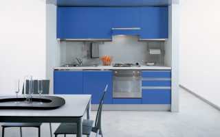 Стильная синяя кухня: шаги для создания идеального интерьера, 70 фото-примеров