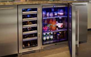 Холодильник, встраиваемый под столешницу — отличное решение для маленькой кухни