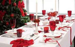 Декор стола на Новый год-2019 своими руками: красивые фото-идеи