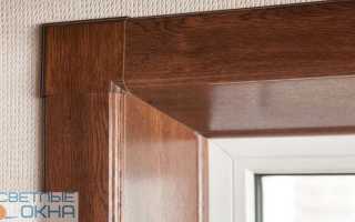 Варианты оформления оконных откосов