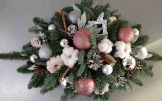 Новогодний букет вместо елки: 35 поделок своими руками