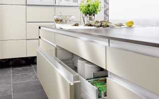 Кухня будущего: гарнитур без ручек (+30 фото интересных решений)