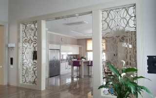 Раздвижные двери на кухню: купе, пенал, складные, маятниковые