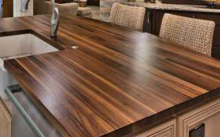 Столешница из дерева для кухни — классика, проверенная годами