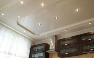 Наш выбор для кухни — натяжные двухуровневые потолки!
