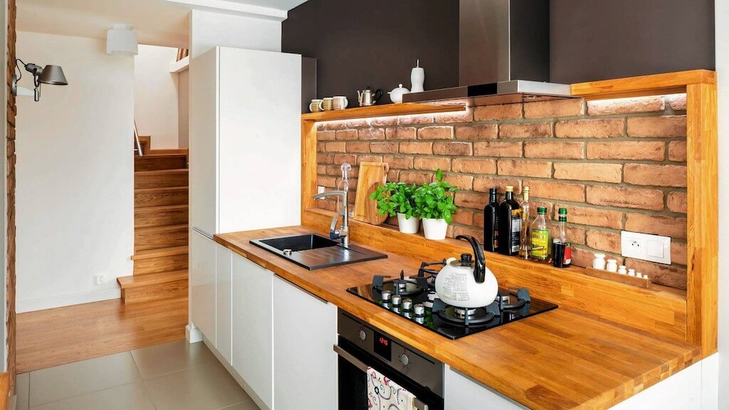 Столешница из дерева для кухни — классика, проверенная годами