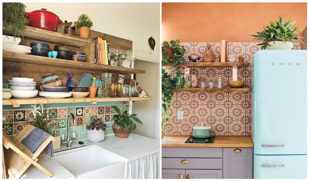 Интерьер кухни в стиле бохо-шик: это не бардак, это богема!