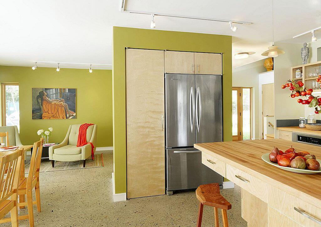 Шкаф под встроенный и обычный холодильник: как выбрать или сделать своими руками