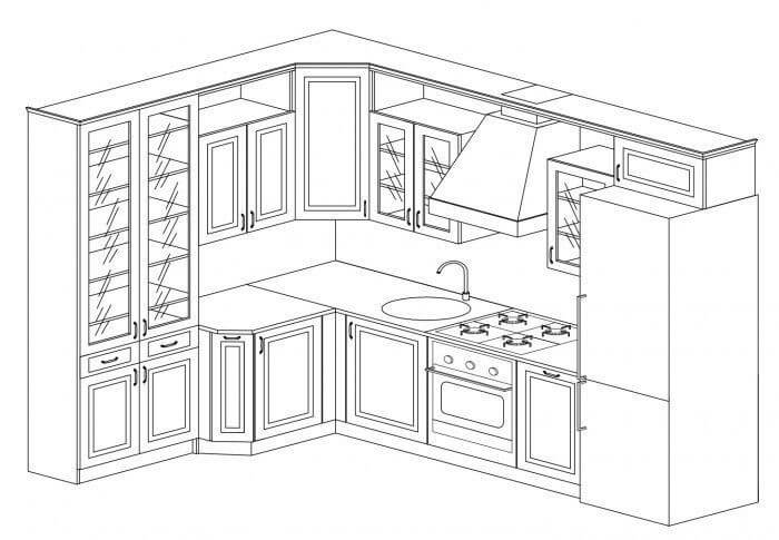 Буфет в интерьере кухни: варианты дизайна (135 фото)