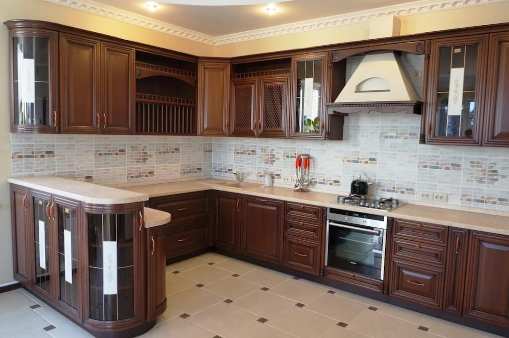 Деревянная кухня из массива в современном стиле: 135 фото-идей мебели, отделки и декора