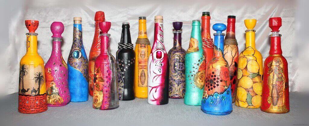 Декор бутылок к новому году своими руками: 20+ мастер-классов с фото