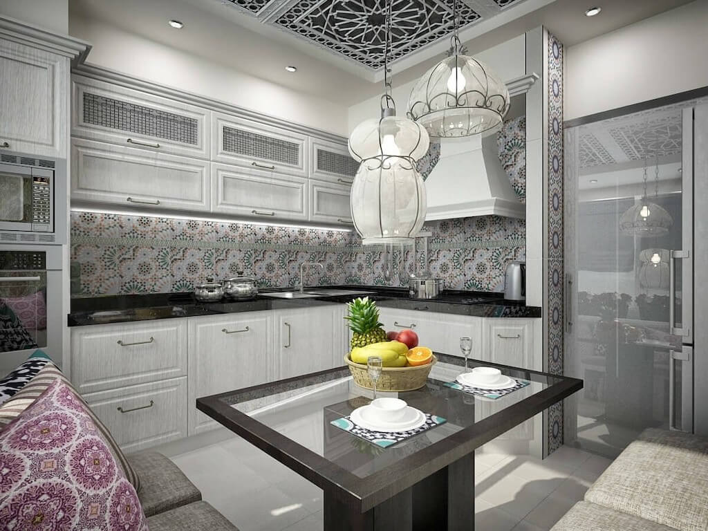 Современный дизайн кухни 12 кв. м (+ 80 фото интерьеров)