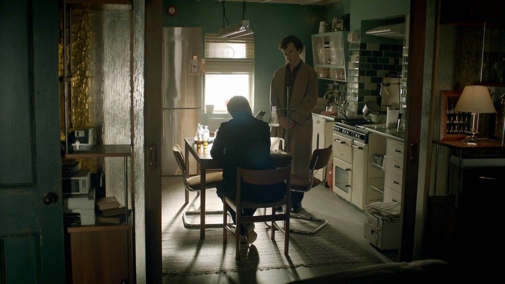 Сдержанный дизайн британской кухни из сериала «Шерлок»