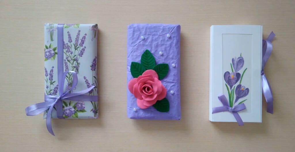Как упаковать и оформить подарок на 8 марта своими руками, 47 идей с фото
