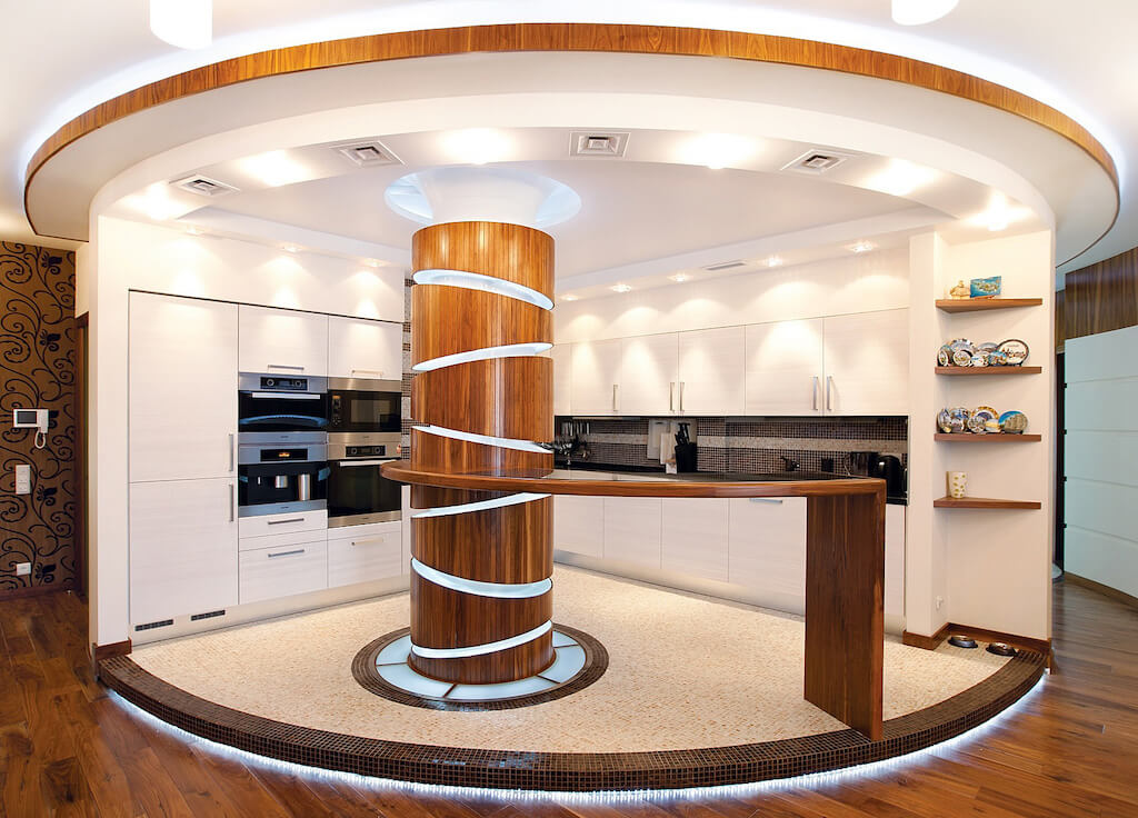 Дизайн кухни с барной стойкой: советы по оформлению и фото-примеры