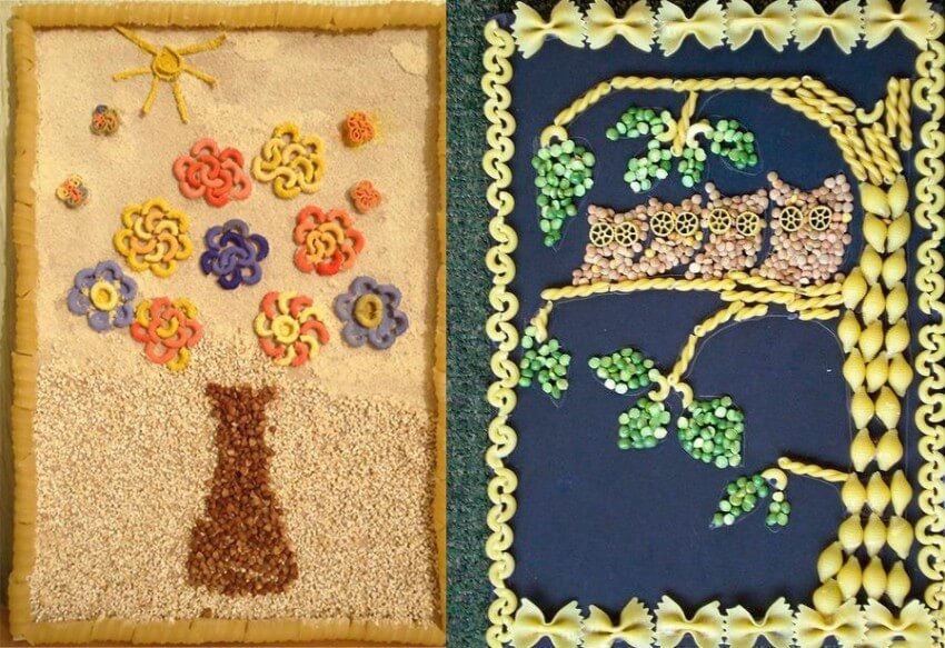 Поделки из макаронных изделий своими руками: 30 пошаговых мастер-классов