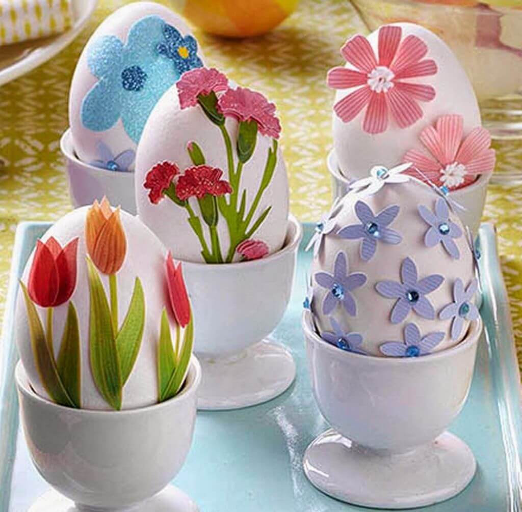 60 идей, как покрасить яйца на Пасху интересно и красиво своими руками с «химией» и без