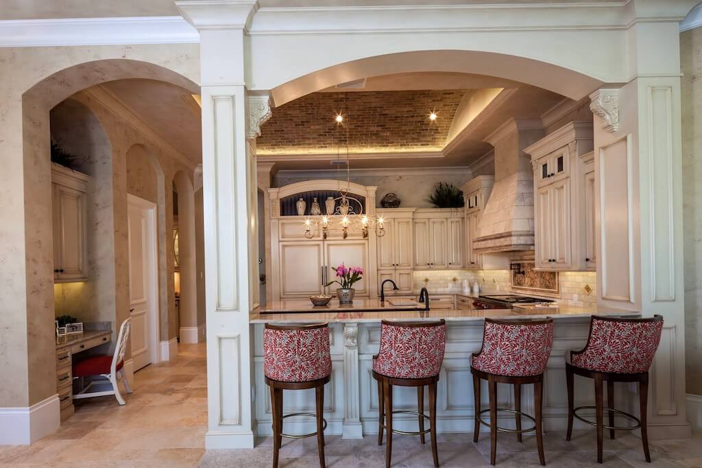 Дизайн кухни с барной стойкой: советы по оформлению и фото-примеры