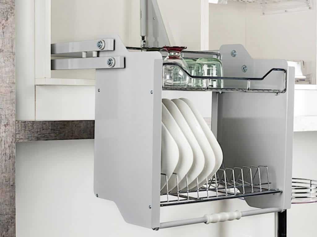Сушилка для посуды в кухонный шкаф: как выбрать, собрать и установить своими руками