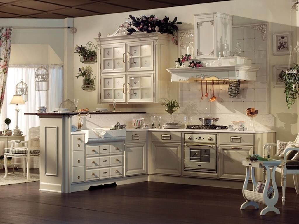Стиль прованс на кухне: постоянная романтика и уют (+75 фото красивых интерьеров)