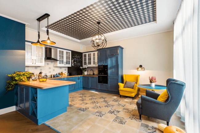 Лучшие варианты натяжных потолков на кухне и красивые фото для вдохновения