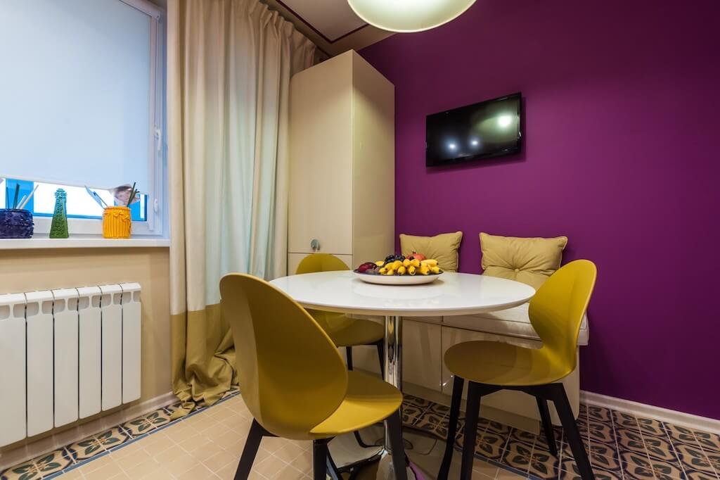 50 оттенков фиолетового в интерьере кухни — сиреневый, лиловый, лавандовый цвета, и с чем они сочетаются (50 фото)