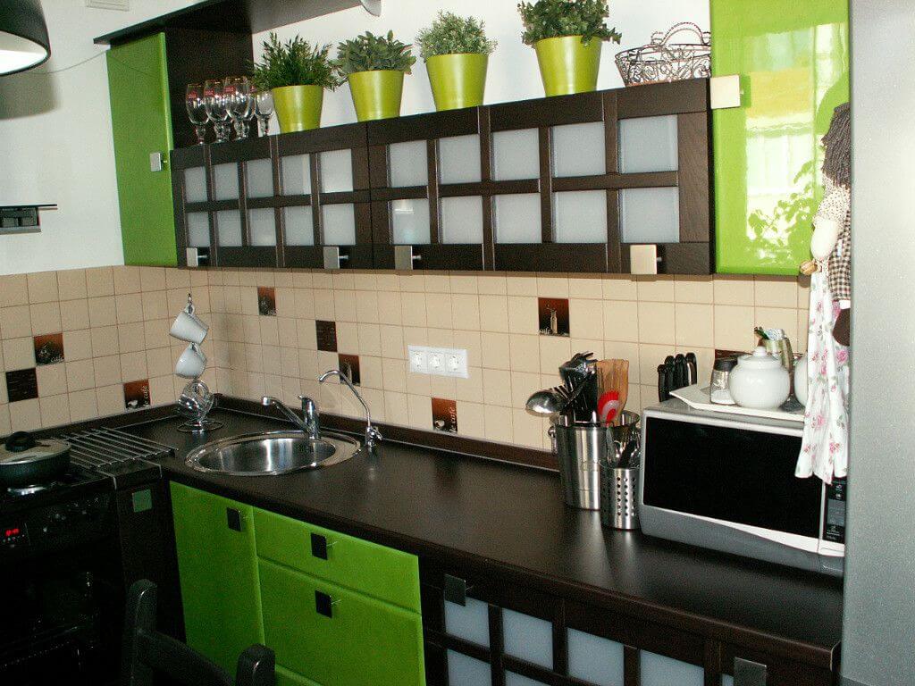 Стильно и смело: дизайн интерьера салатовой кухни (95 фото)