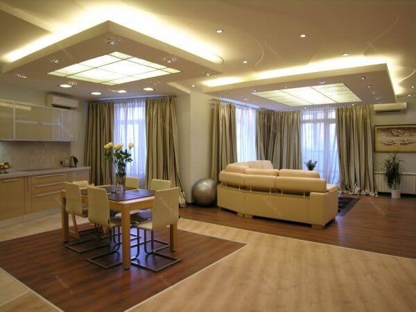 Дизайн кухни-студии: 60 фото интерьеров в малогабаритных квартирах и просторных частных домах