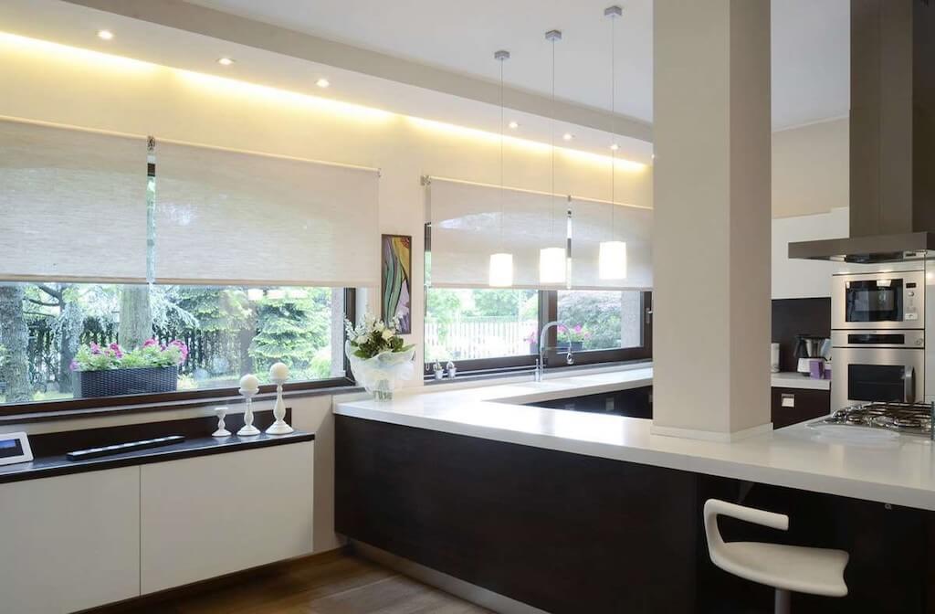 Кухня в стиле хай-тек — четкие советы по ремонту и дизайну (35 фото красивой и полезной геометрии в интерьере)