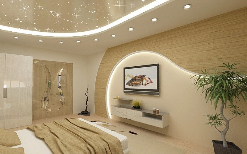 Натяжной потолок: вред и польза для здоровья, мнение врачей, безопасные варианты