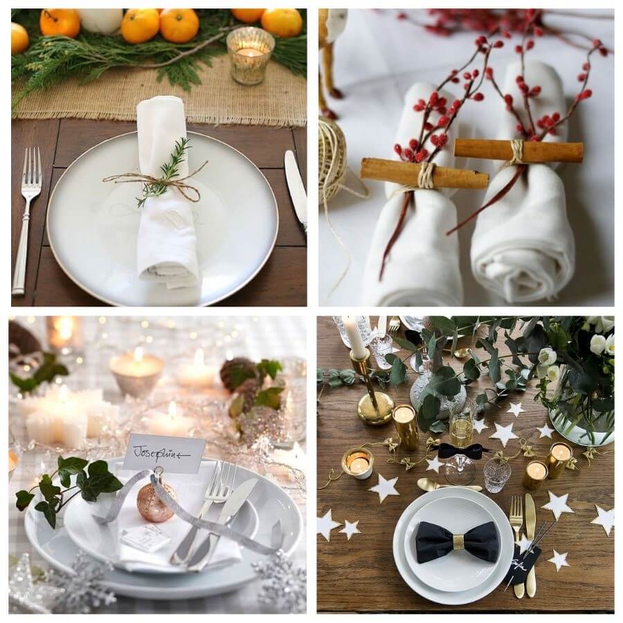 Декор стола на Новый год-2019 своими руками: красивые фото-идеи