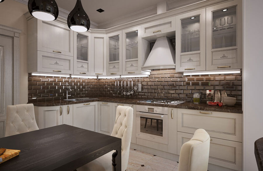 Кухни в стиле неоклассика: комфортный шик в интерьере квартиры и дома