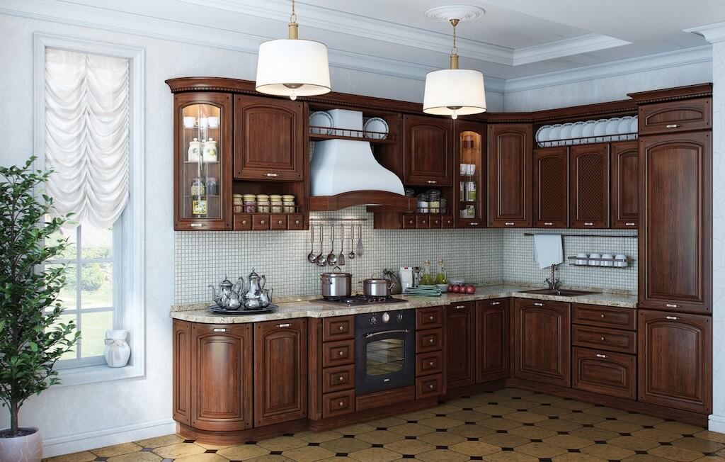 Деревянная кухня из массива в современном стиле: 135 фото-идей мебели, отделки и декора