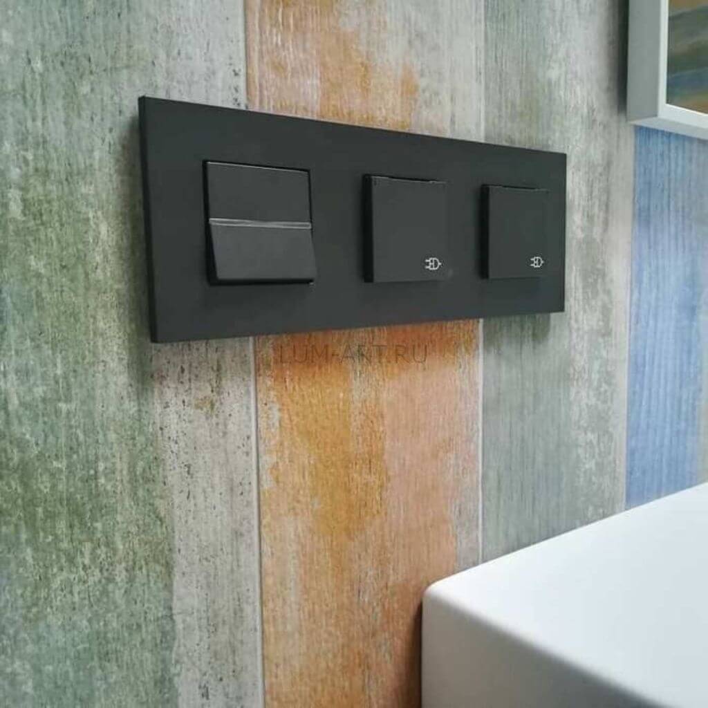 Черные розетки и выключатели в интерьере: советы по подбору и сочетанию