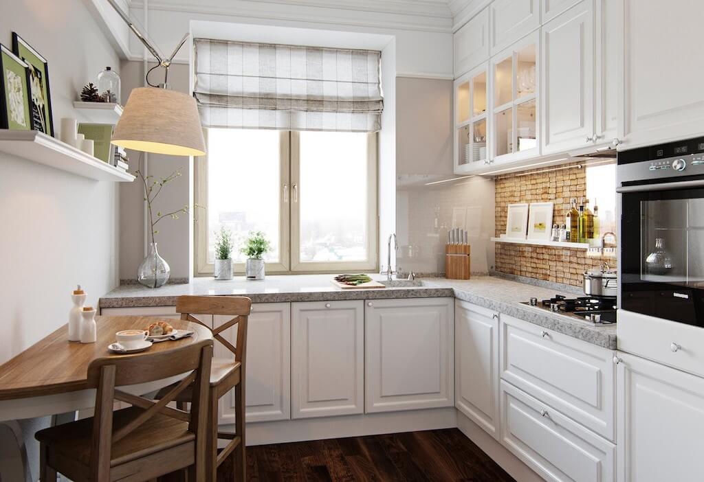 Дизайн кухни 9 квадратов: как задействовать каждый метр