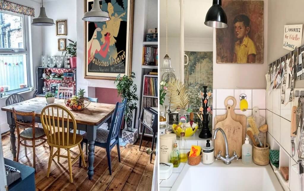 Интерьер кухни в стиле бохо-шик: это не бардак, это богема!