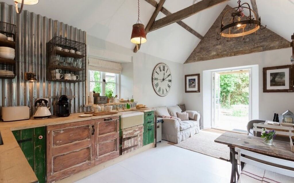 Стиль шебби шик в интерьере кухни — нежность и романтика в вашем доме (+35 фото дизайна)