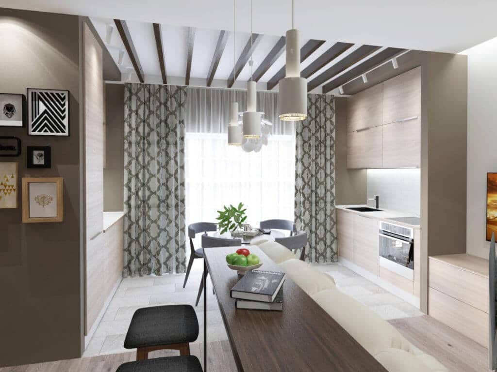 Кухня в бежевых тонах: дизайн интерьера, фото реальных объектов