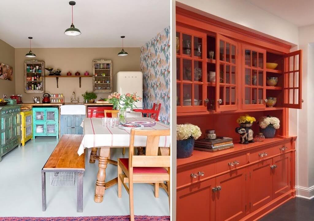 Интерьер кухни в стиле бохо-шик: это не бардак, это богема!