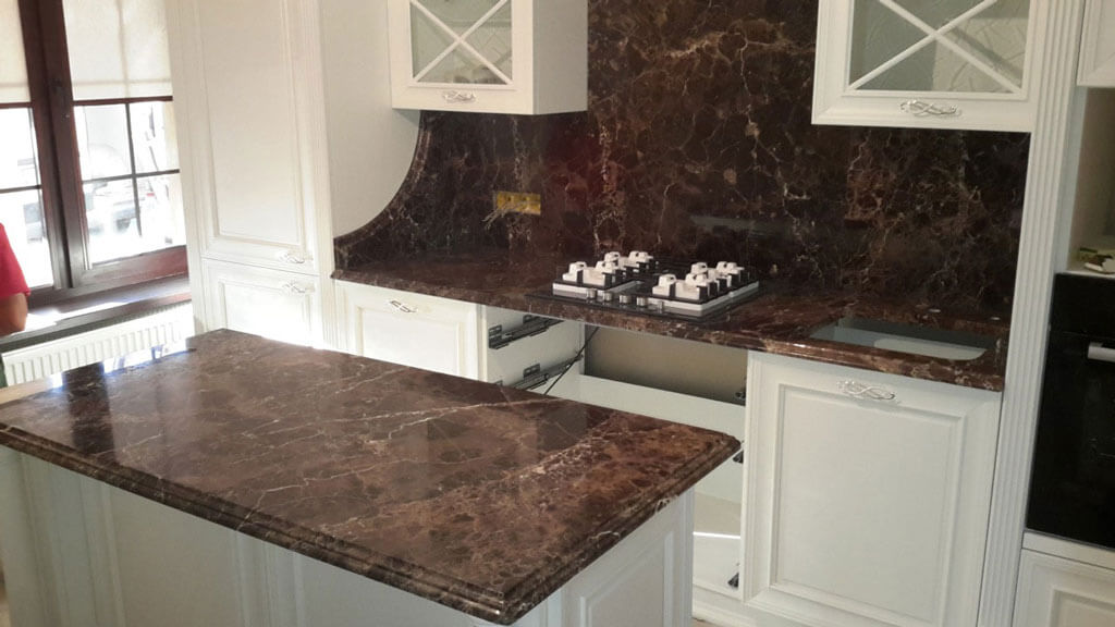 Мрамор на кухне: стильный дизайн и натуральная роскошь интерьера