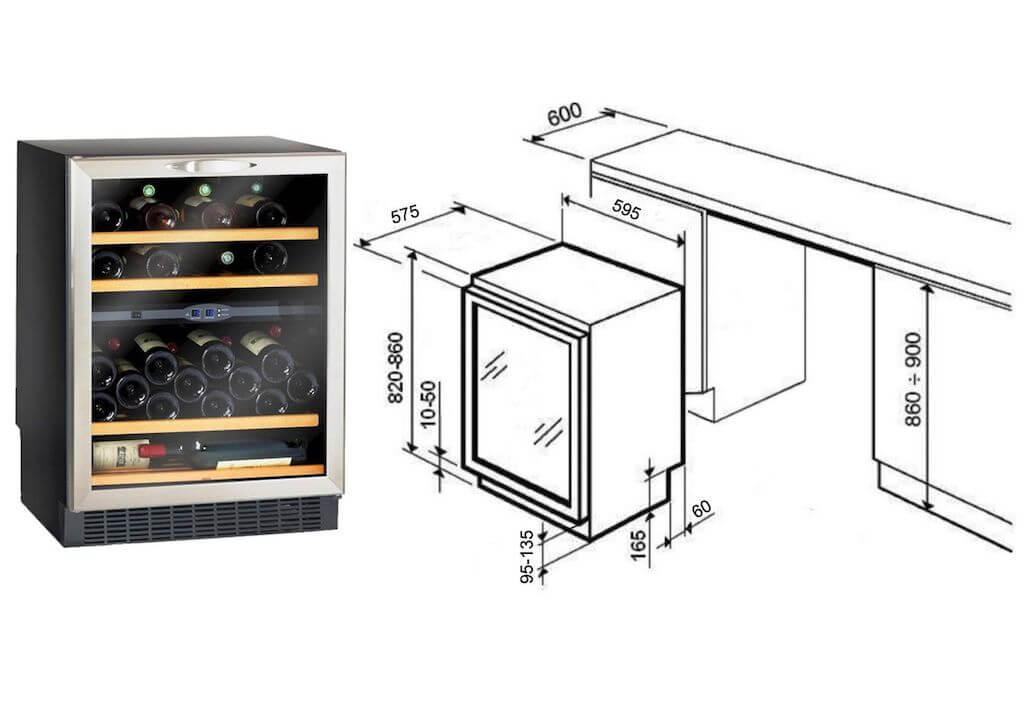 Шкаф под встроенный и обычный холодильник: как выбрать или сделать своими руками