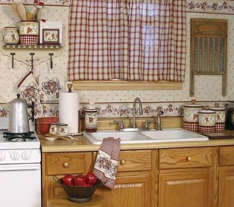Интерьер кухни в стиле кантри — гармония загородного уюта в доме и квартире