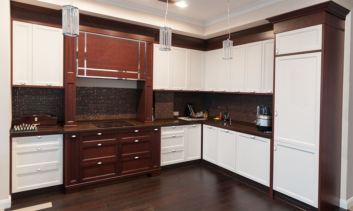 Геометрический шарм кухни в стиле арт-деко: руководство по дизайну (65 фото интерьеров)