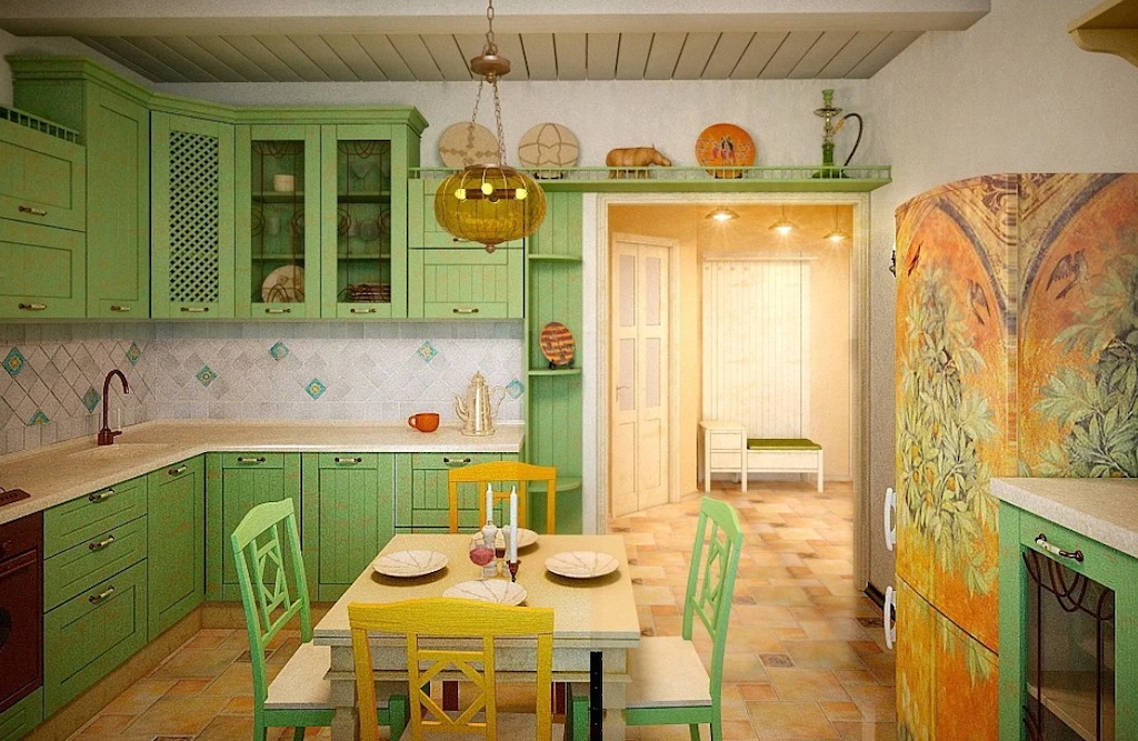 Запах моря и свежесть бриза даже в городе: кухня в средиземноморском стиле