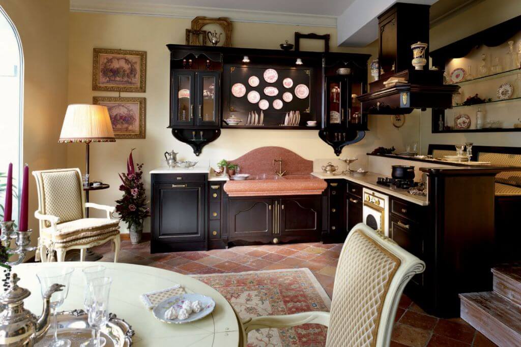 Дизайн кухни в английском стиле: викторианский шик в интерьере