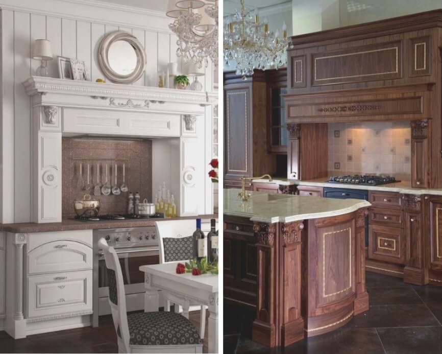 Кухня в классическом стиле: дань традициям в современном интерьере (110 фото)