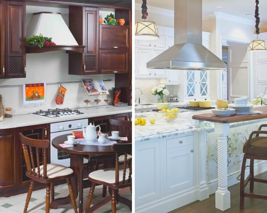 Кухня в классическом стиле: дань традициям в современном интерьере (110 фото)